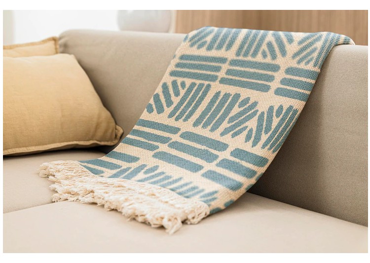 checkered throw blanket