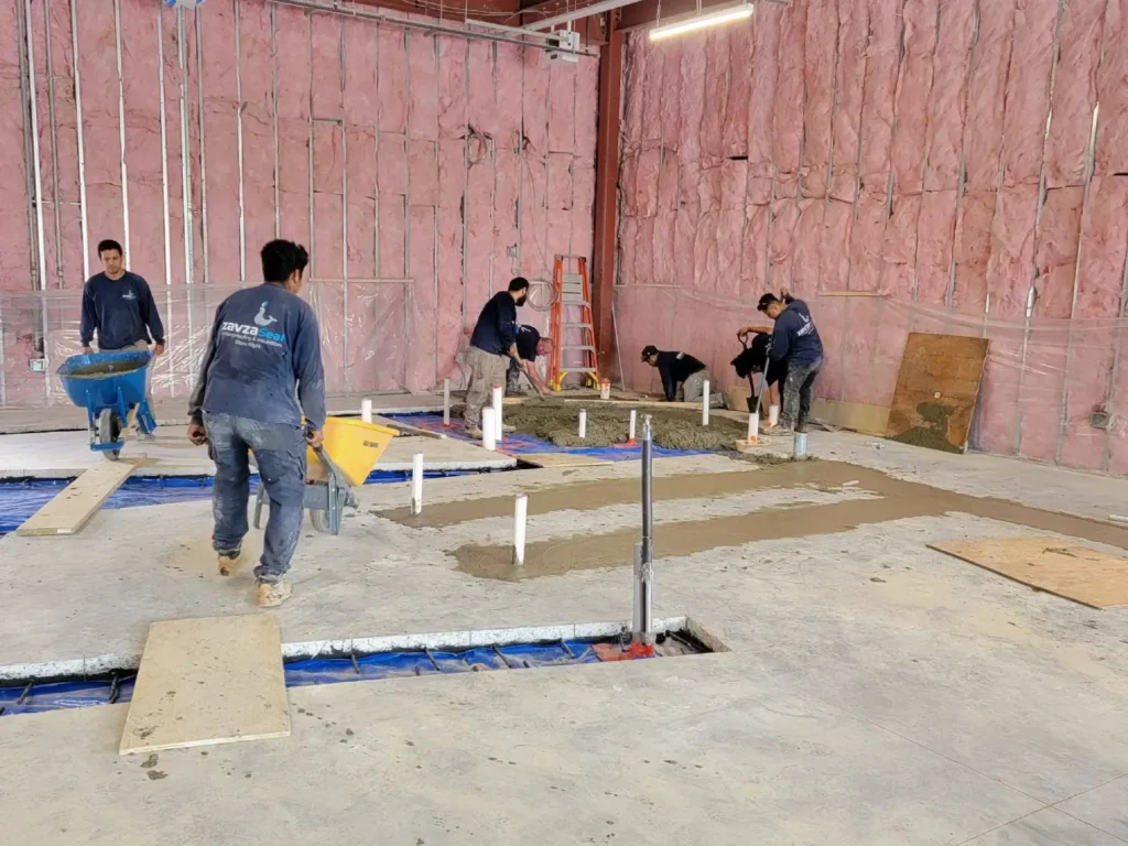 zavza seal workers in aspen dental holbrook clinic construction