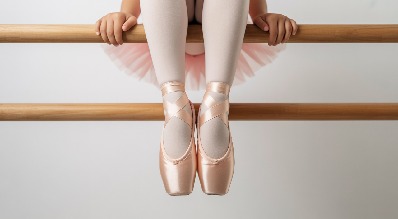 Young ballet dancer practicing in a studio in Toronto