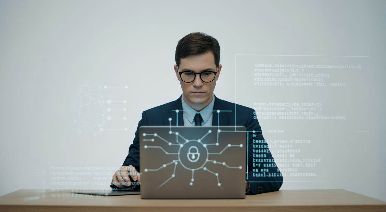 Cybersecurity consultant working on Canadian business systems