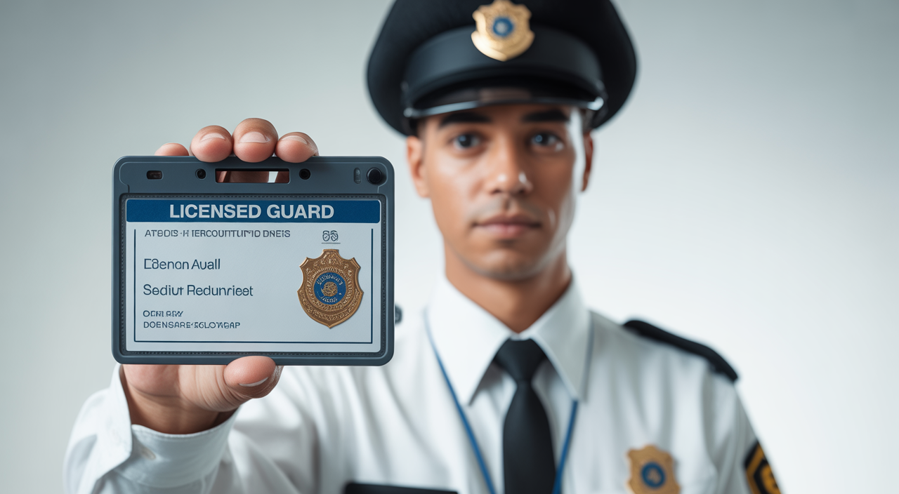 professional security guard company in Los Angeles protecting commercial property